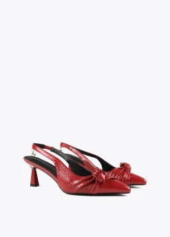 Zapato stiletto destalonado