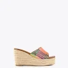 Zueco plataforma multicolor